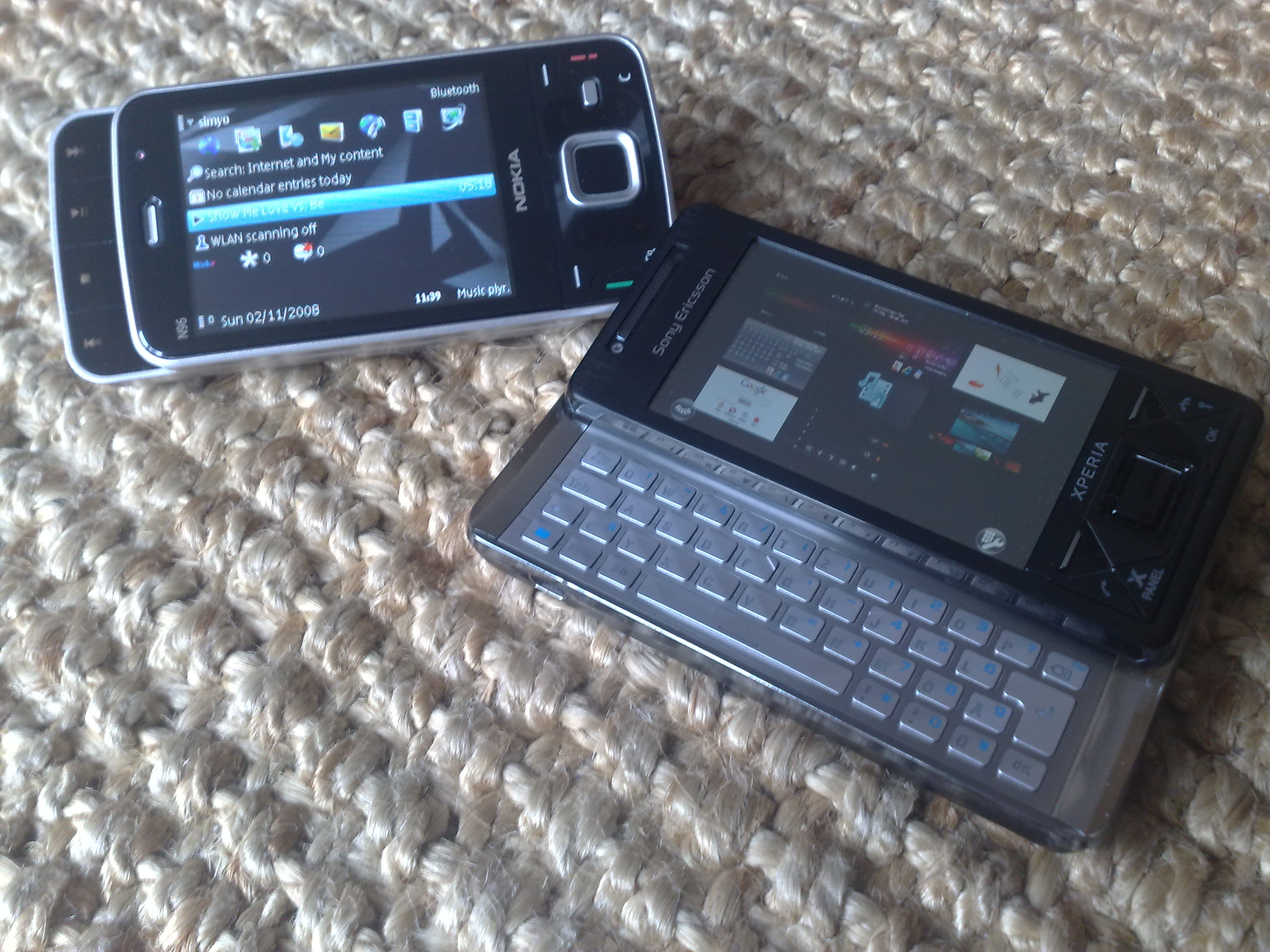 N96 vs X1 02112008453 Sony Ericsson Xperia X1 vs. Nokia N96
