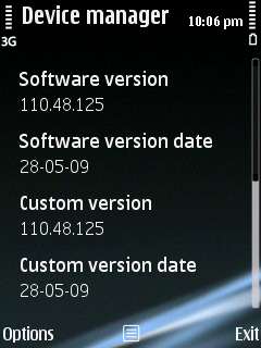 screenshot0003 Firmware Update available for Nokia E75 to v110.48.125