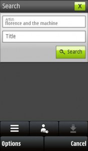 ovi music search bar 175x300 Preview: Ovi Music