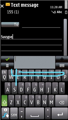 Nokia Swype for Symbian S60 5th Edition Freeware Downloads for Nokia 5800, N97, 5530, C6, 5230, X6 and Samsung I8910