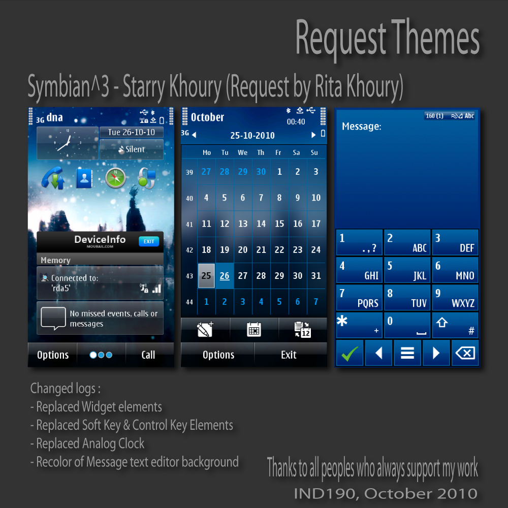 starry khoury Symbian^3 Themes for Nokia N8 Nokia C7 Nokia C6 01 and Nokia E7
