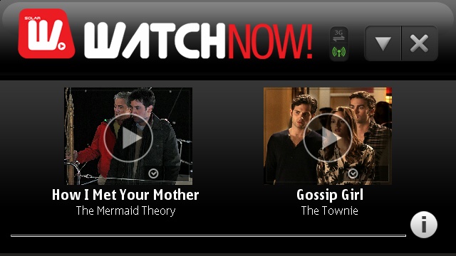 WatchNow WebTV 1 WatchNow Web TV  Watch Free Latest Episodes of How I Met Your Mother and Gossip Girl in your Phone