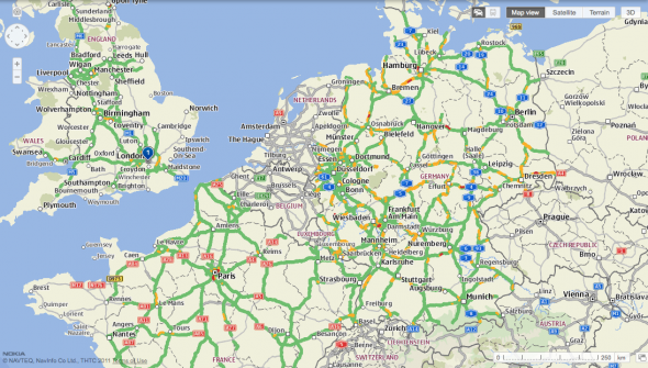 Nokia Maps Live Traffic Flow and Info Nokia Maps Live Traffic Flow Is Now Available to Germany, France and UK