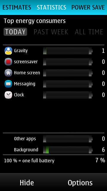 Symbian Belle on Nokia N8 status bar and battery app monitor (3) Symbian Belle on Nokia N8 status bar and battery app monitor 1 Improved & Excellent Battery Life on Nokia N8 with Symbian Belle